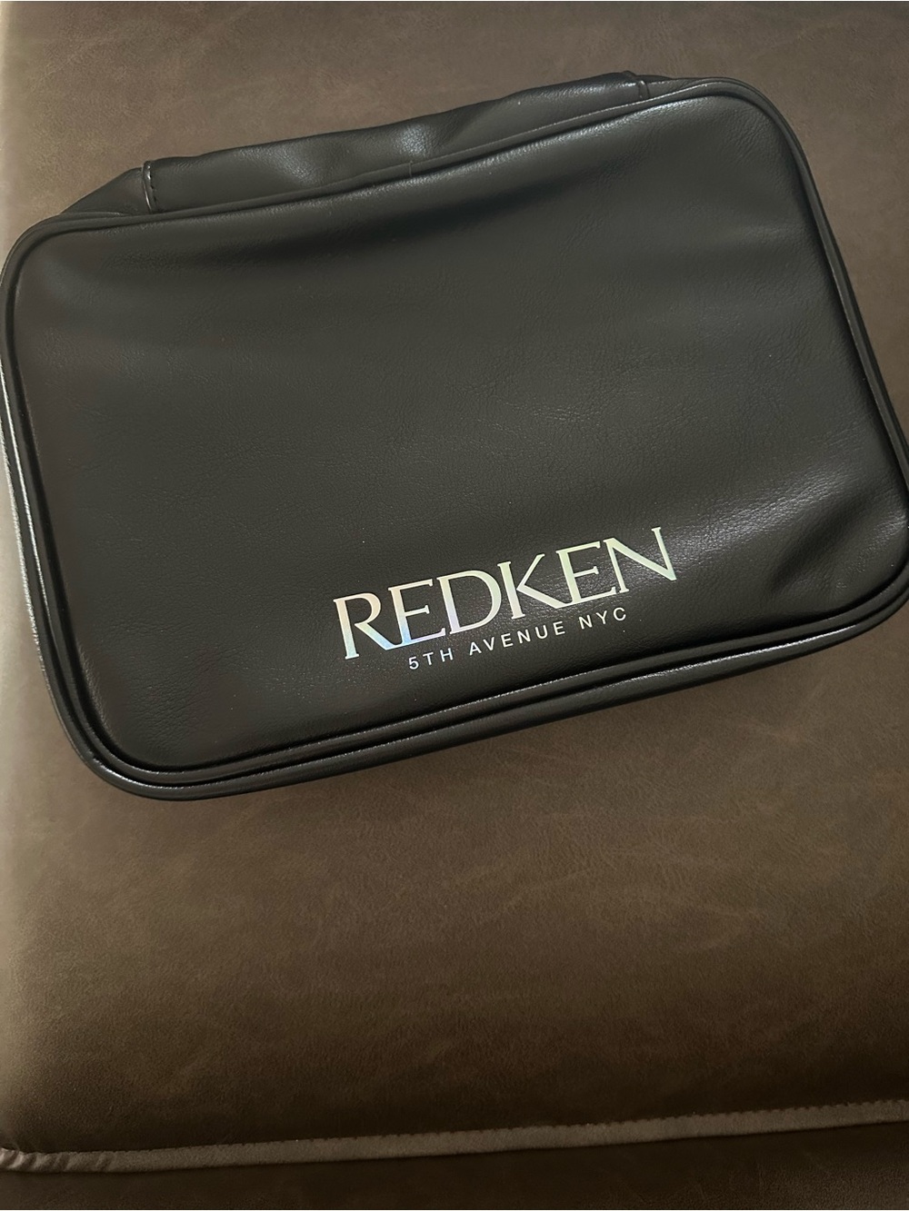 Redken Black Travel Toiletry Pouch with Logo